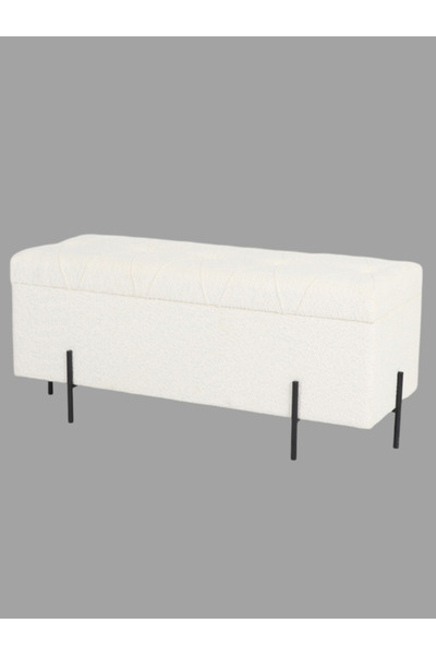 DEC13 Modern rectangular storage bench in various colors, 110 cm