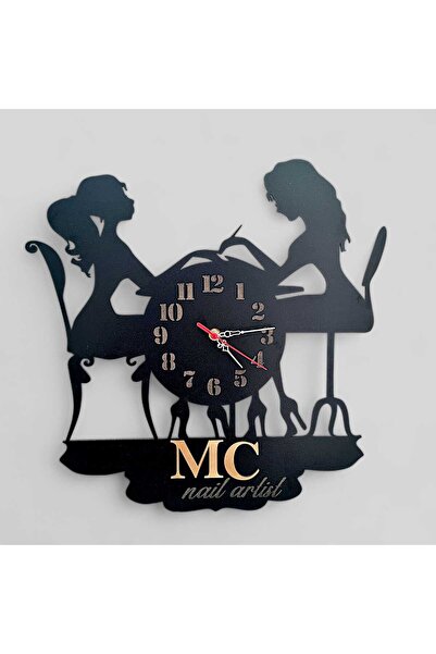 DLC Personalized nail salon clock