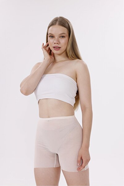 ALFA AKSESUAR 03 0024 Laser Cut Tulle Boxer Corset