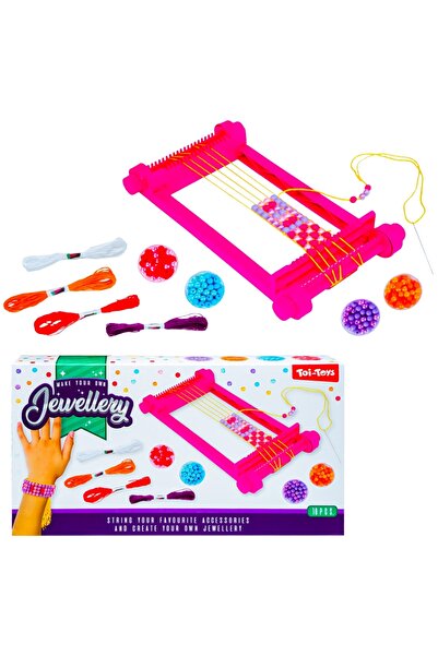 Toi-Toys Set pentru confecționarea brățărilor cu suport pentru țesut -