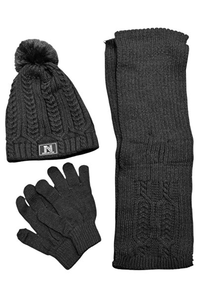 Kitti Set de 3 mănuși pentru eșarfă pentru fetiță de 9-15 ani