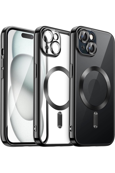 m.tk moveteck Apple iPhone 13-14 Kılıf Magsafe Wirelles Şarj Destekli Parlak ...