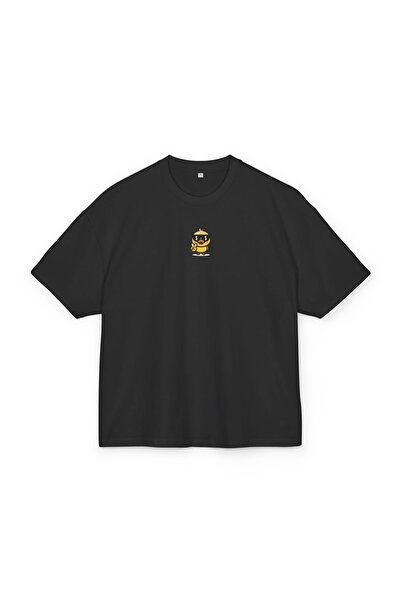 LORVEX Υπερμεγέθη Unisex Βαμβακερό T-shirt με στάμπα – CİVCIV Print