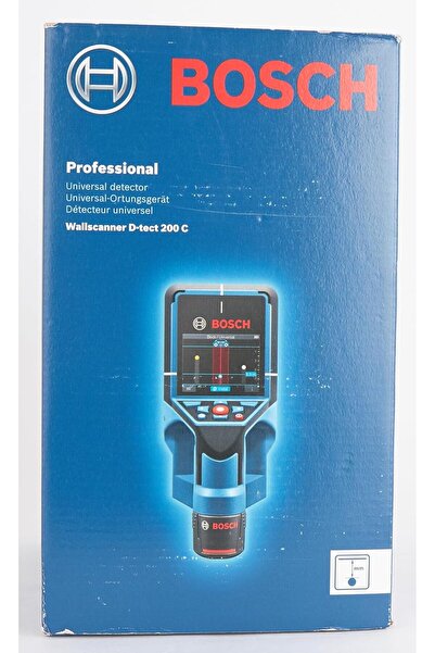 Bosch Professional ماسح الحائط D-tect 200 C (بطاريتان 12 فولت، تحديد موقع الأسلاك الموصلة للجهد، Me