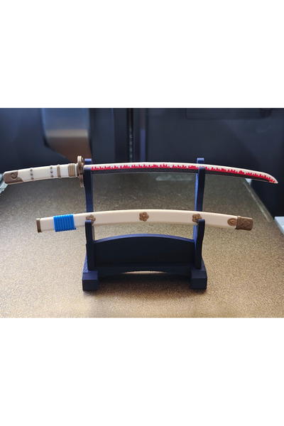 Titrek Toys سيف زورو أمي نو هاباكيري 18 سم نسخة طبق الأصل + غمد + حامل |   كا...