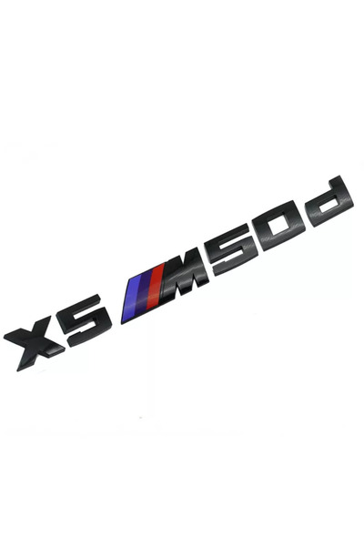 BMW Emblema spate portbagaj X 5 M 50 d Negru