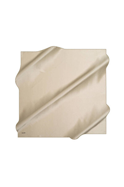 Aker İpek Krep Saten Düz Renk İpek Eşarp