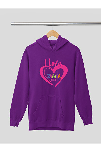 MAGORS ЗУМБА ПЕЧАТАНА ПАМУЧНА ДЪЛЪГ РЪКАВ С КАПЮШОН 3-НИШЕНА СВИТЧКА