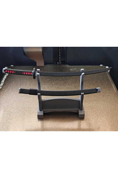 Titrek Toys Tanjiro V1 18cm Katana Replika + Kın + Stand | Koleksiyon Katana
