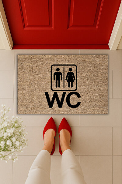 Dormot Yüksek Kaliteli Modern Dijital Baskı - Bay WC Görsel Detaylı 70x45cm -...