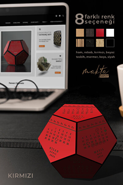 makta Dekoratif Masaüstü Takvim 2026