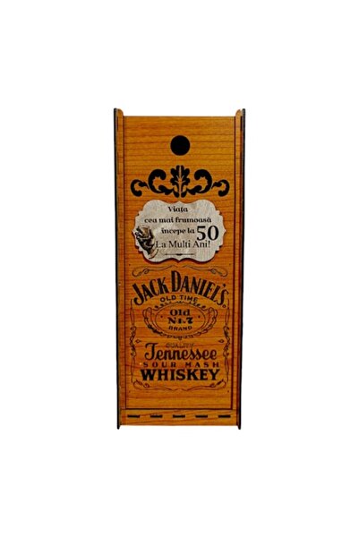 OEM Personalized whiskey box with standard message, personalized gift for friends, family, godparents,