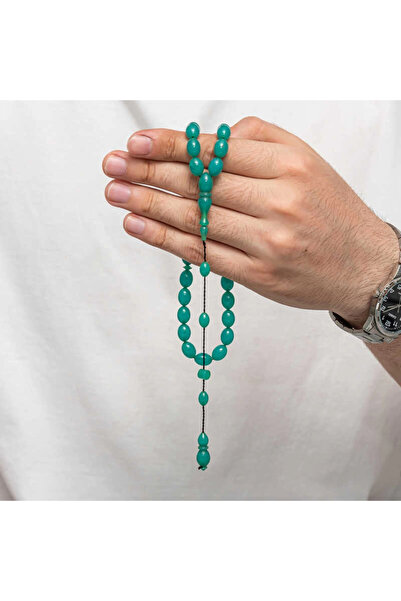 tienda fiesta Pressed Amber Prayer Beads