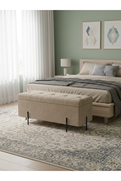 DEC13 Modern rectangular storage bench in various colors, 110 cm