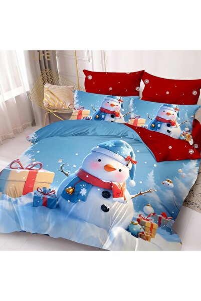 OEM Santa Claus Bed Linen with Elastic 180x200 Noel V103 6 Pieces (Fine)