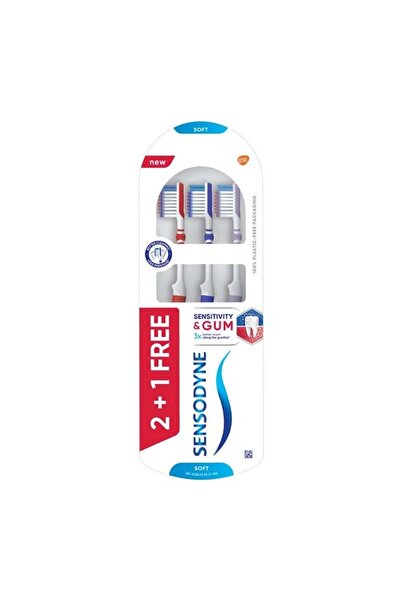 Sensodyne Sensitivity & Gum Manual Toothbrush For Adults With Soft Bristles &...