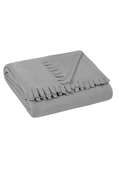 OEM Grey Fleece Decorative Winter Throw for Armchair 170x130cm