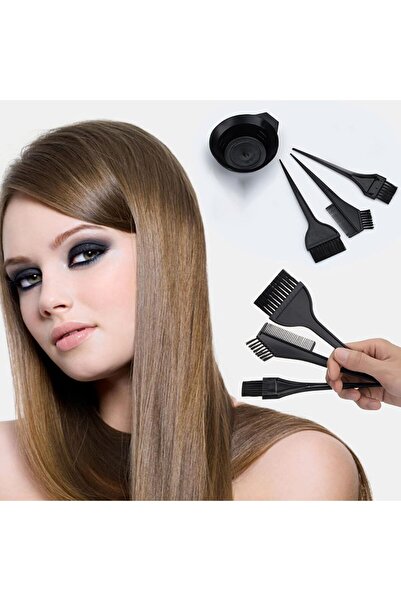 Hope مجموعة فرشاة صبغ الشعر الاحترافية - مجموعة تلوين الشعر من 4 قطع مع وعاء ...