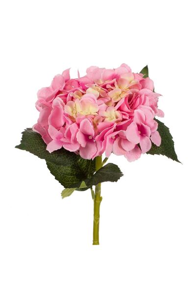 OEM Artificial Flower Hydrangea Pink 56 centimeters