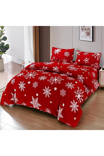 OEM Christmas Bed Linen with Elastic 180x200 Merry V5 (Cocolino)