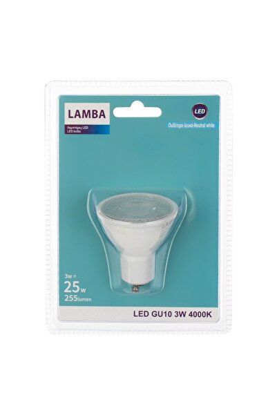 OEM LED Bulb GU10 3W - Neutral White Light