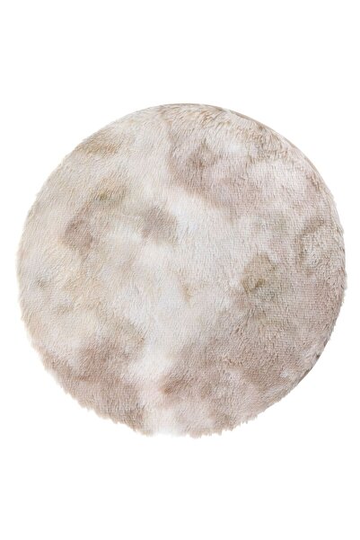 OEM Covoras Decorativ Shaggy Bej Maro din Imitatie de Blana