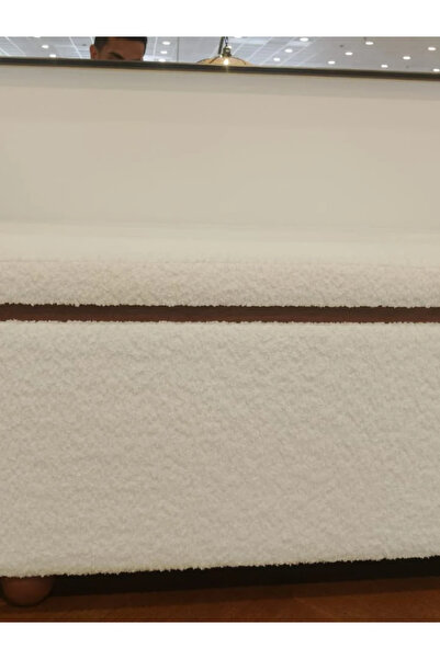 DEC13 Modern oval storage bench, 109 cm, in various colors