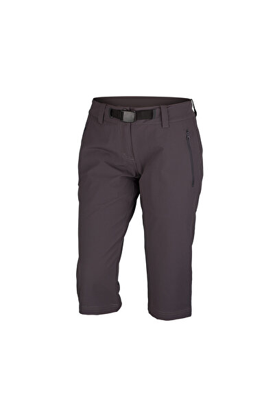 NORTHFINDER Pantaloni elastici 3/4 regular fit pentru femei Wendy gunmetal