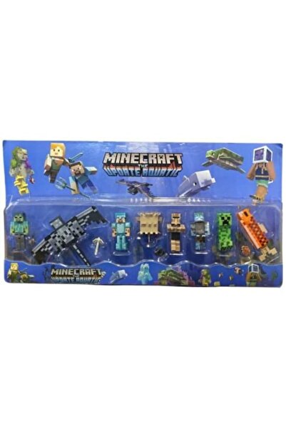 MINECRAFT Set of 8 Figurines