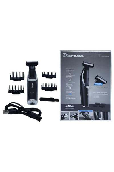 Davena دافينا DV-661 ماكينة حلاقة تنعيم وتحديد - اسود