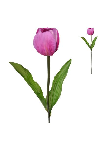 OEM Floare Artificiala Lalea Mov 38cm