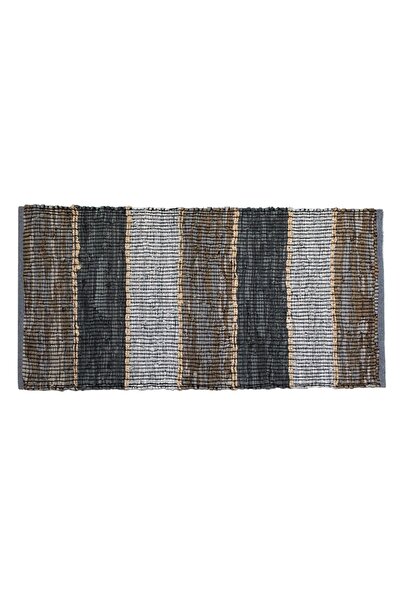 OEM Covoras Gri Taupe din Piele Artificiala 130x70cm