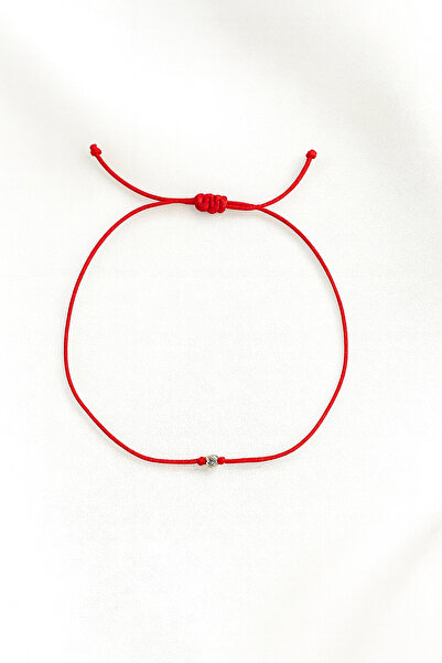 Femenino Rodyum Kaplama Dorika Boncuk Detaylı İp Halhal – Kararma Yapmaz