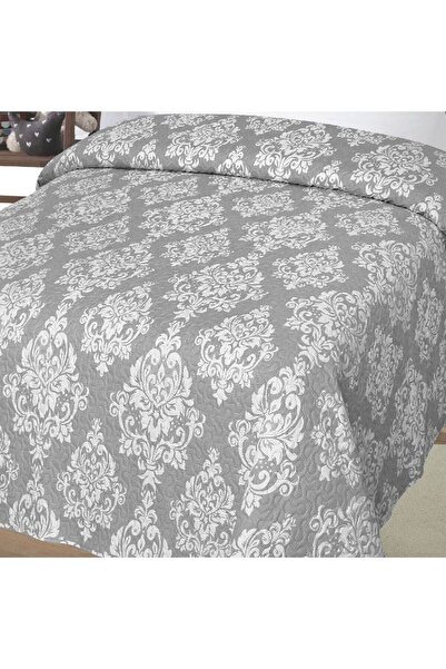 OEM Double-Sided Grey Damask Duvet Cover 220x240cm