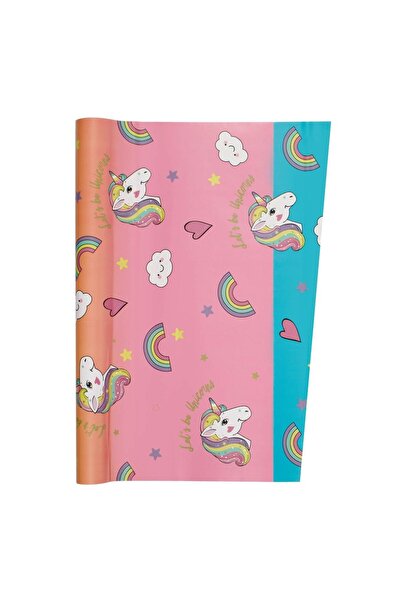 OEM Autocolant Rola PVC Colorat cu Model Unicorn 150x45cm