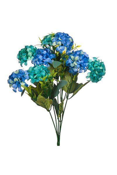 OEM Buchet Flori Artificiale Hortensii Bleu Mov 37cm
