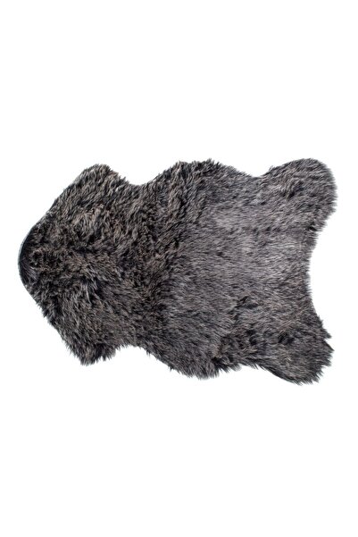 OEM Decorative Shaggy Rug Black Grey Animal Shape 60x90cm