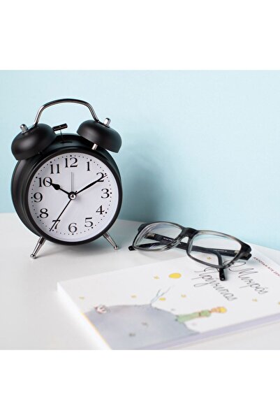 OEM Vintage Black Alarm Clock 16x12x5.5cm