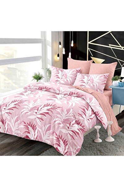 OEM Lenjerie de Pat cu Elastic 180x200 Emerald 6 Piese (Finet)