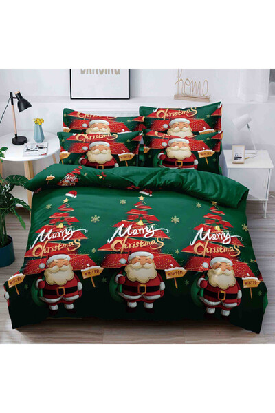 Talis Elasticated bedding 180x200 Santa Claus Jolly V46 6 Pieces (Finet) TLX