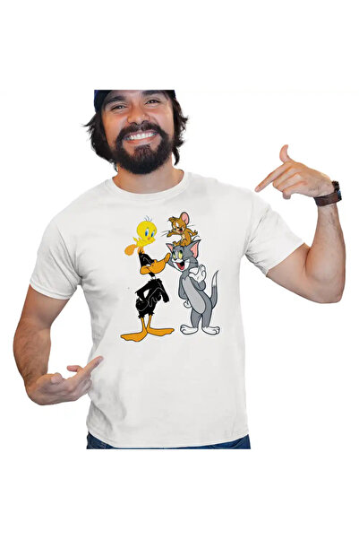 OEM Men's T-shirt Daffy Duck Tom Jerry Tweety