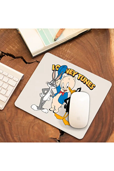 OEM Mousepad Daffy Duck Bugs Bunny Porky Pig