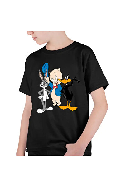 OEM Tricou Copii Baieti Daffy Duck Bugs Bunny Porky Pig