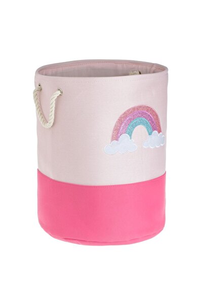 OEM Pink Fuchsia Rainbow Laundry Basket for Children Ø40x50cm