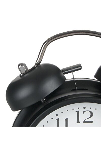 OEM Vintage Black Alarm Clock 16x12x5.5cm