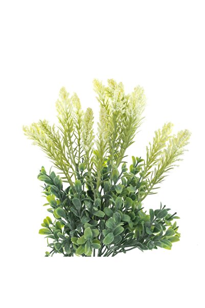 OEM Buchet Flori Artificiale de Lanvanda cu 7 Ramuri & Flori Albe 36cm