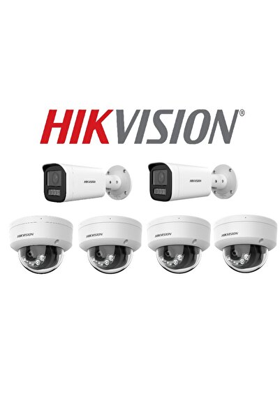 Hikvision 2 x 6MP outdoor cameras + 4 x 6MP indoor cameras from Hikvision