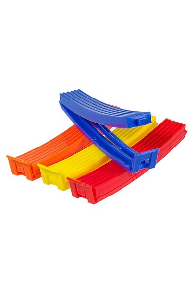 OEM Colored Plastic Bag Sealing Clips 10cm - 4pcs