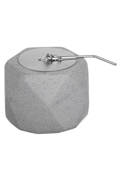 OEM Mini Decorative Tabletop Fireplace with Polygonal Pattern 13x13x10cm