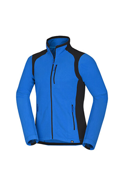 NORTHFINDER Men's polar fleece sweatshirt Mission lightblue